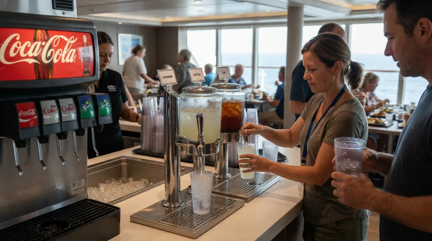 #7 - Fountain Soda by the Glass While Lemonade and Iced Tea Come Free (Image Credits: Gemini)