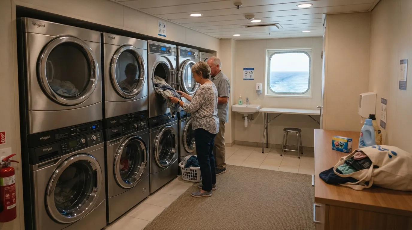 #8 - Pay-Per-Shirt Laundry While Self-Service Machines Run Free on Princess and Holland America (Image Credits: Gemini)