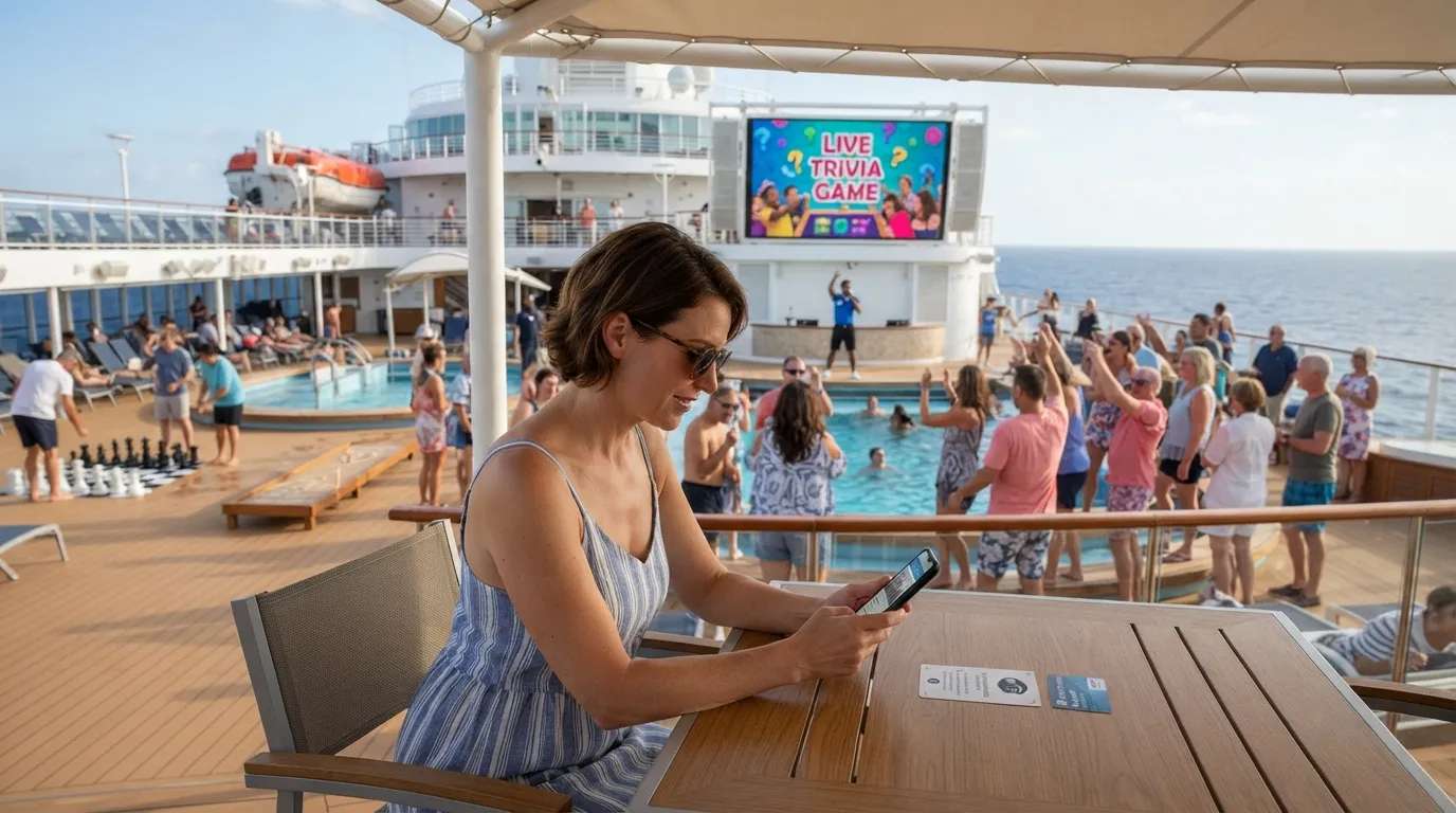 #1 - Wi-Fi Packages While the Ship's App Chat and Onboard Fun Stay Free (Image Credits: Gemini)