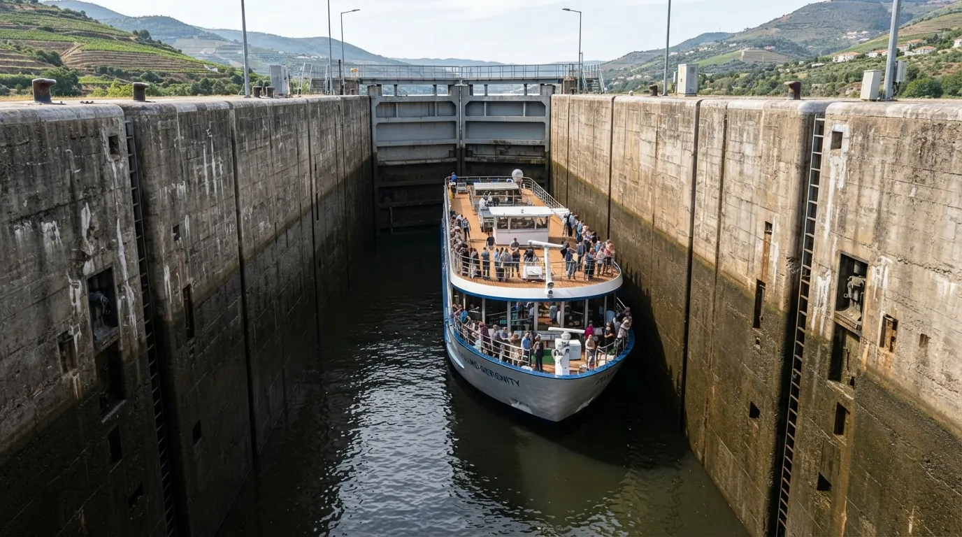 #13 - Passing Through River Locks Up Close (Image Credits: Gemini)