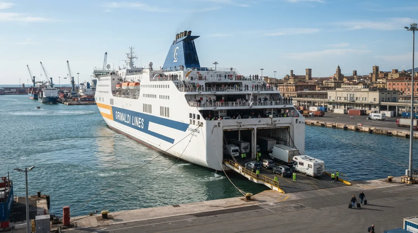 #13 - Grimaldi Lines Livorno to Olbia sailings (Image Credits: Gemini)