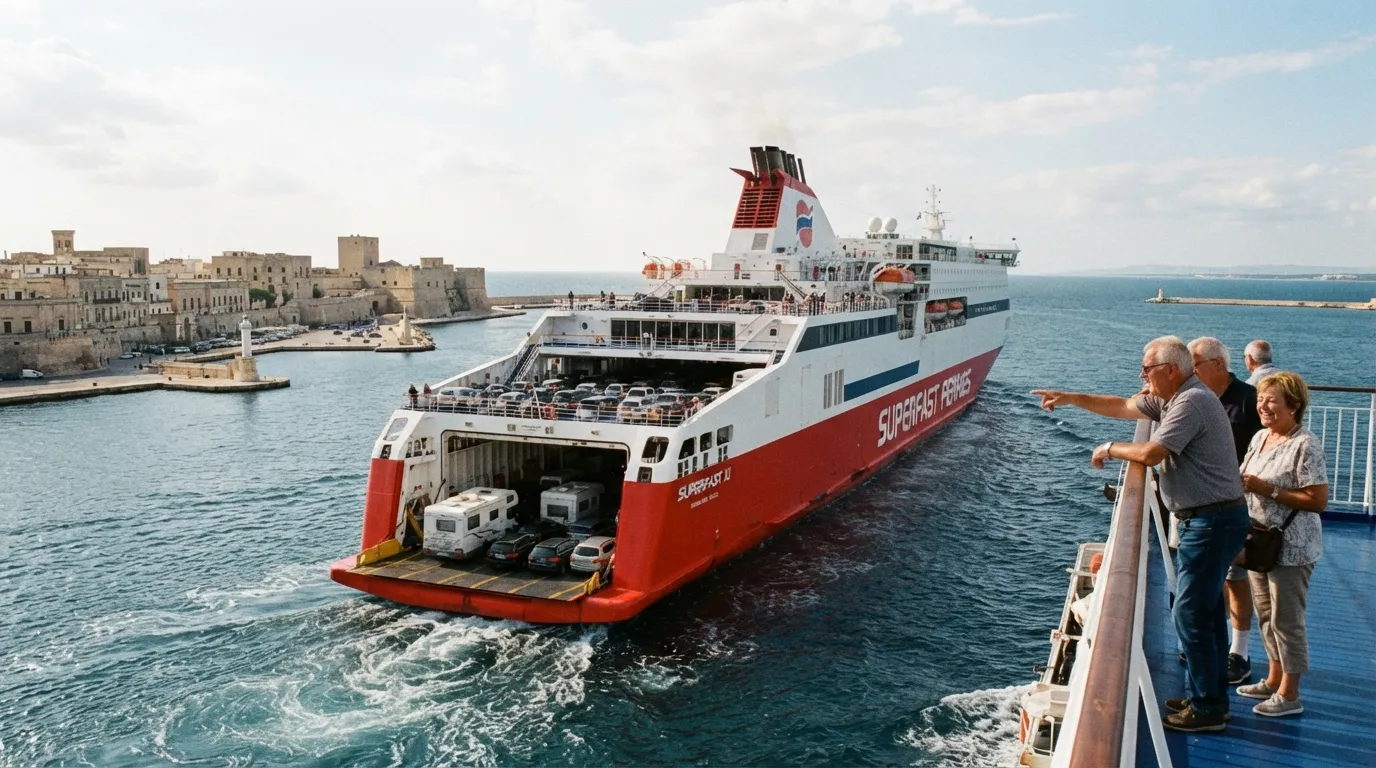 #11 - Superfast Ferries Italy to Greece routes (Image Credits: Gemini)
