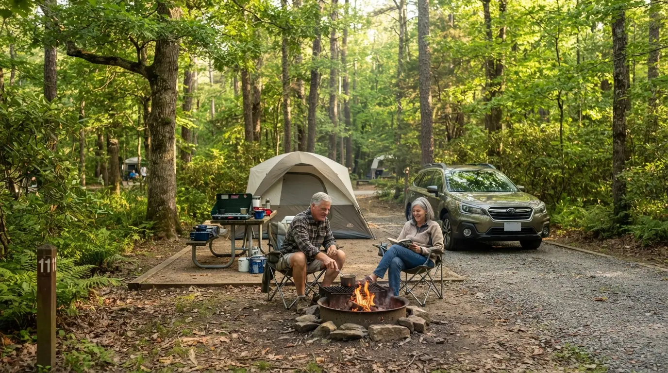 #11 - North Carolina State Park Campsite Credit (Image Credits: Gemini)