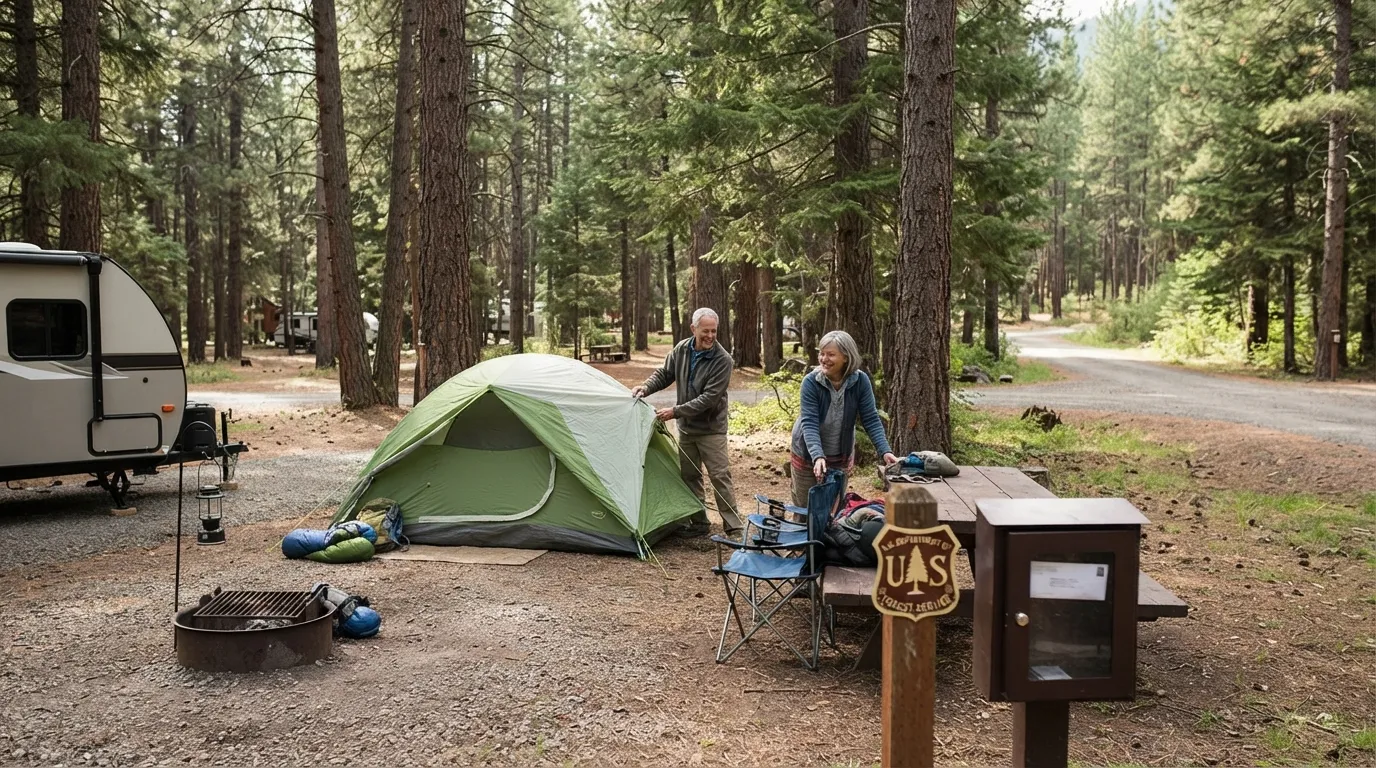 #7 - U.S. Forest Service Campgrounds (Image Credits: Gemini)