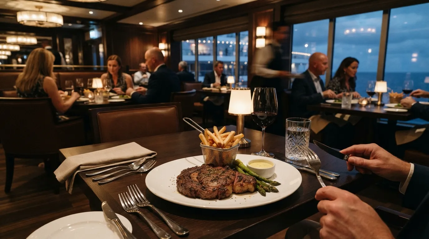 #11 - Specialty restaurant cover charges like Chops Grille (Image Credits: Gemini)