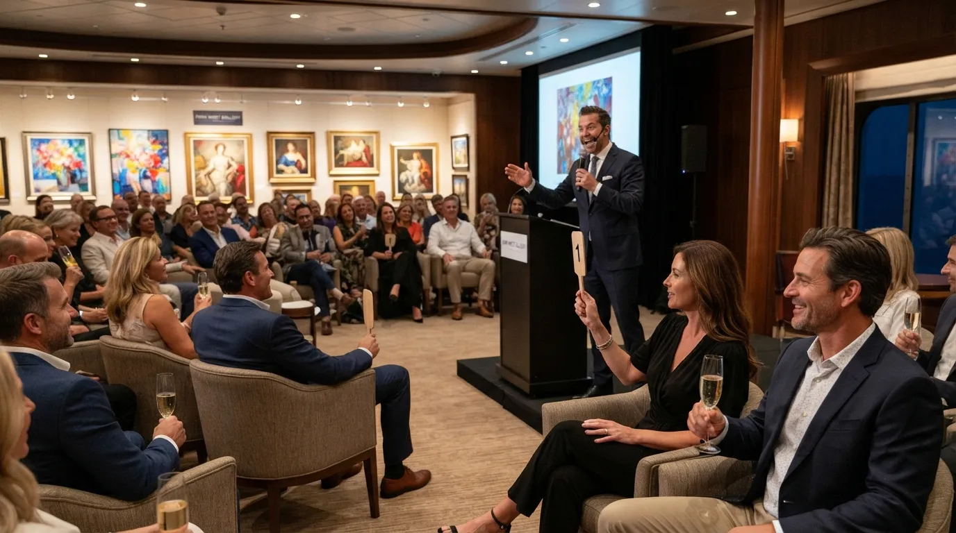 #3 - Champagne art auctions run by Park West Gallery (Image Credits: Gemini)
