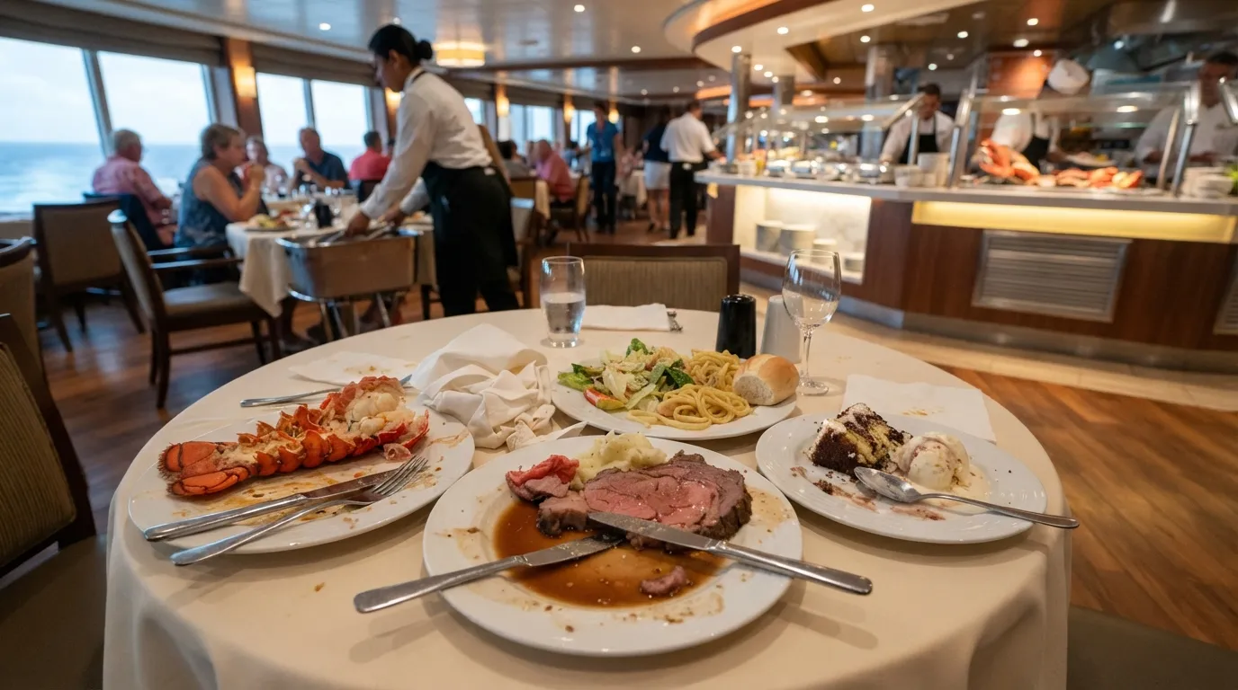 #19 - Loading multiple plates at the buffet and leaving most untouched (Image Credits: Gemini)