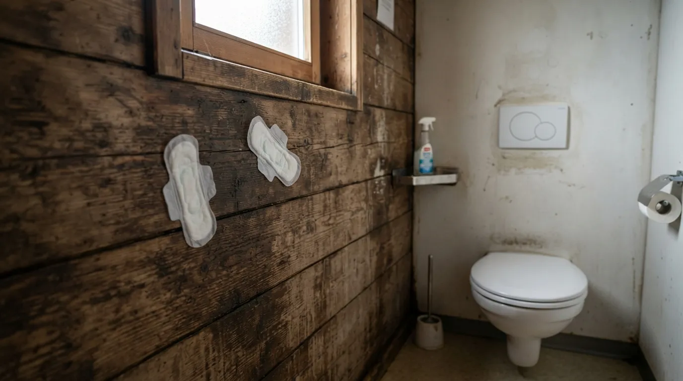 #16 - Guests Leaving Used Sanitary Products Stuck to Mountain Hut Walls (Image Credits: Gemini)