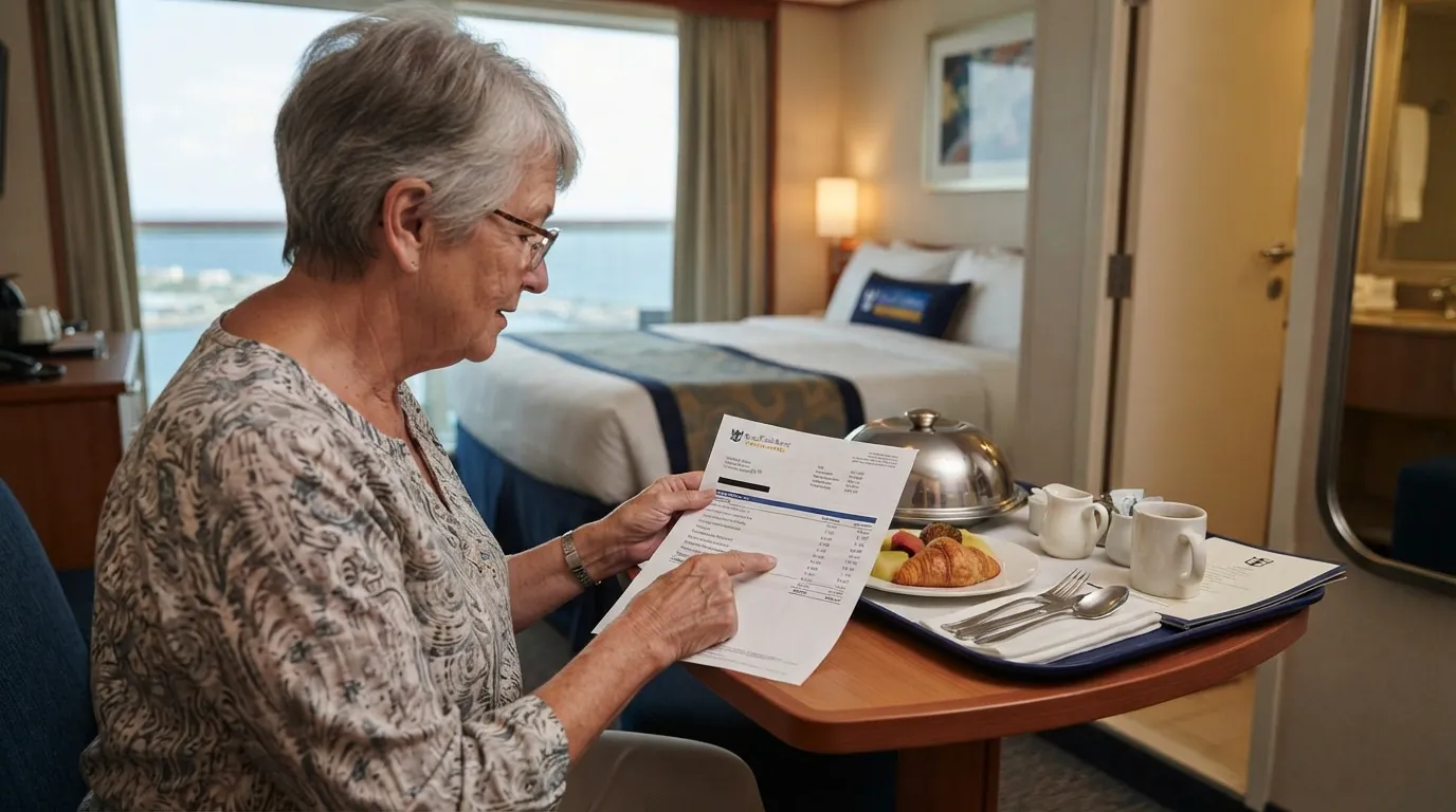 #17 - Royal Caribbean Room Service Delivery Fee (Image Credits: Gemini)