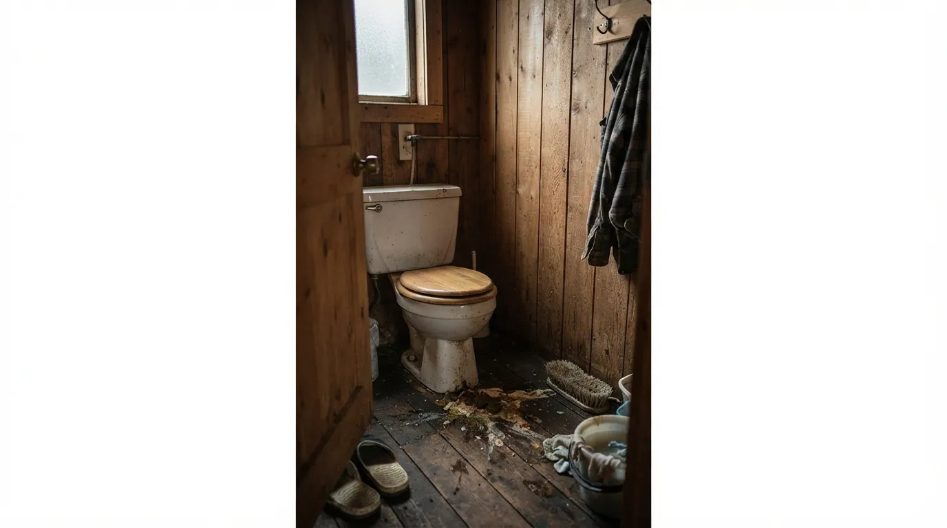 #9 - Visitors Leaving Excrement Next to Toilets in Shared Huts (Image Credits: Gemini)