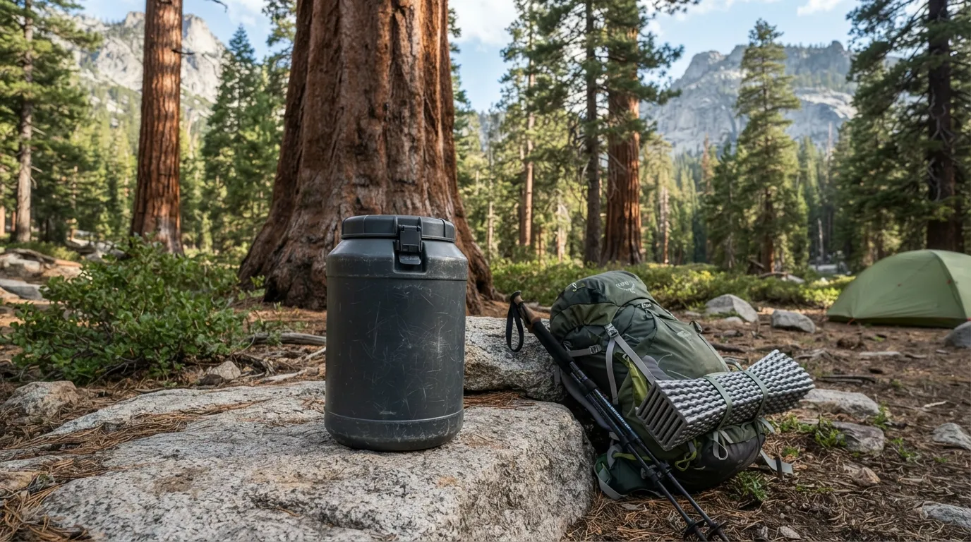 #19 - Mandatory Bear Canisters in Sequoia Backcountry (Image Credits: Gemini)