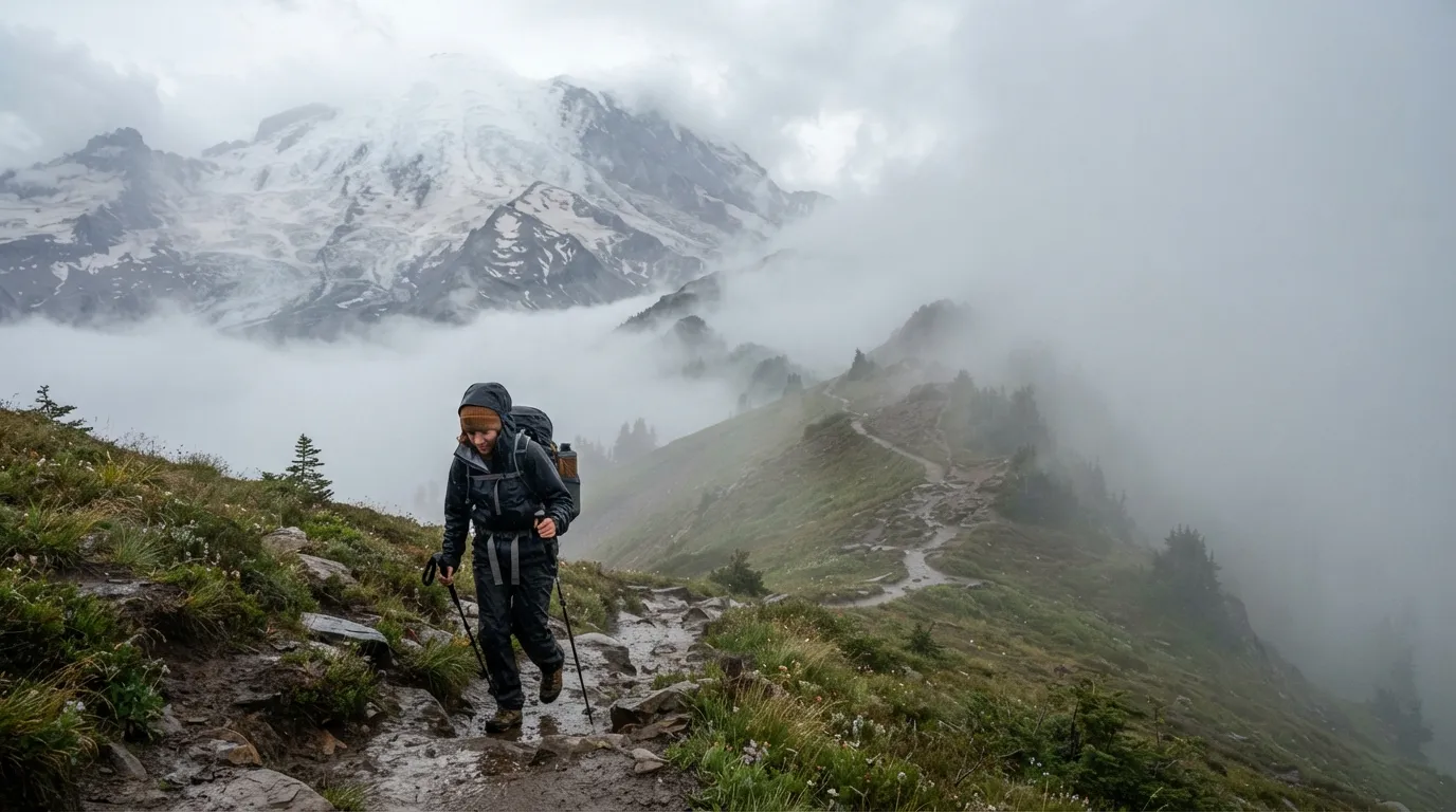 #11 - Microclimate Shifts on Mount Rainier Trails (Image Credits: Gemini)