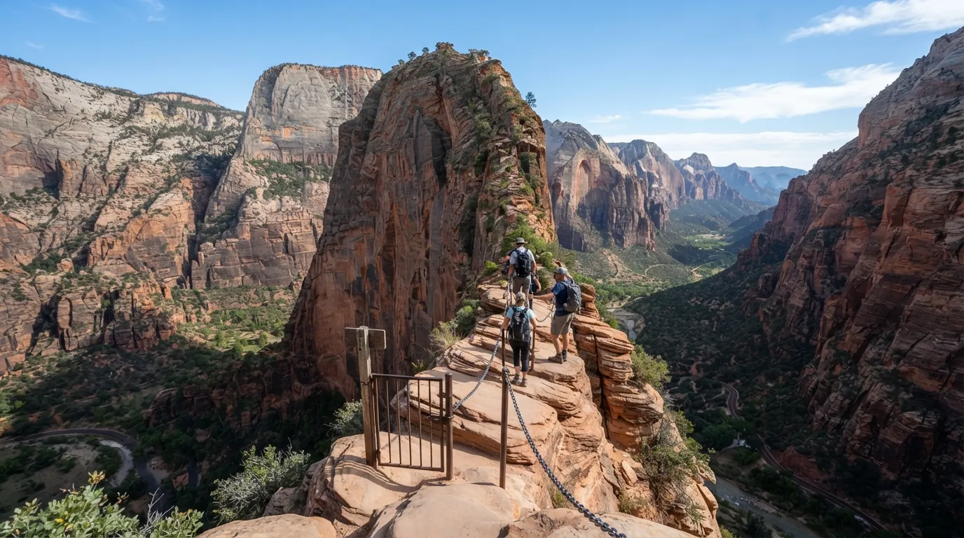 #10 - Angels Landing Permits Beyond Scout Lookout in Zion (Image Credits: Gemini)