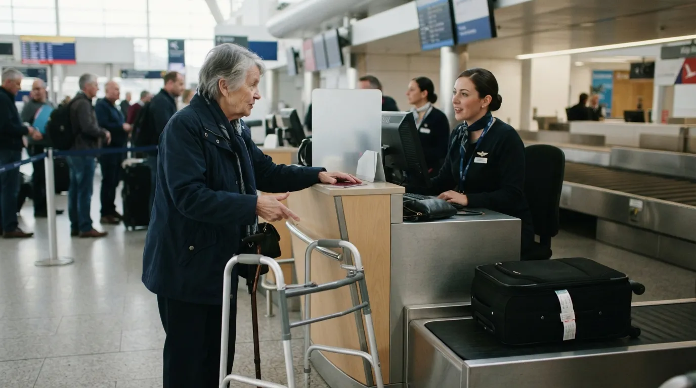 #4 - Canes And Walkers At The Check-In Counter (Image Credits: Gemini)