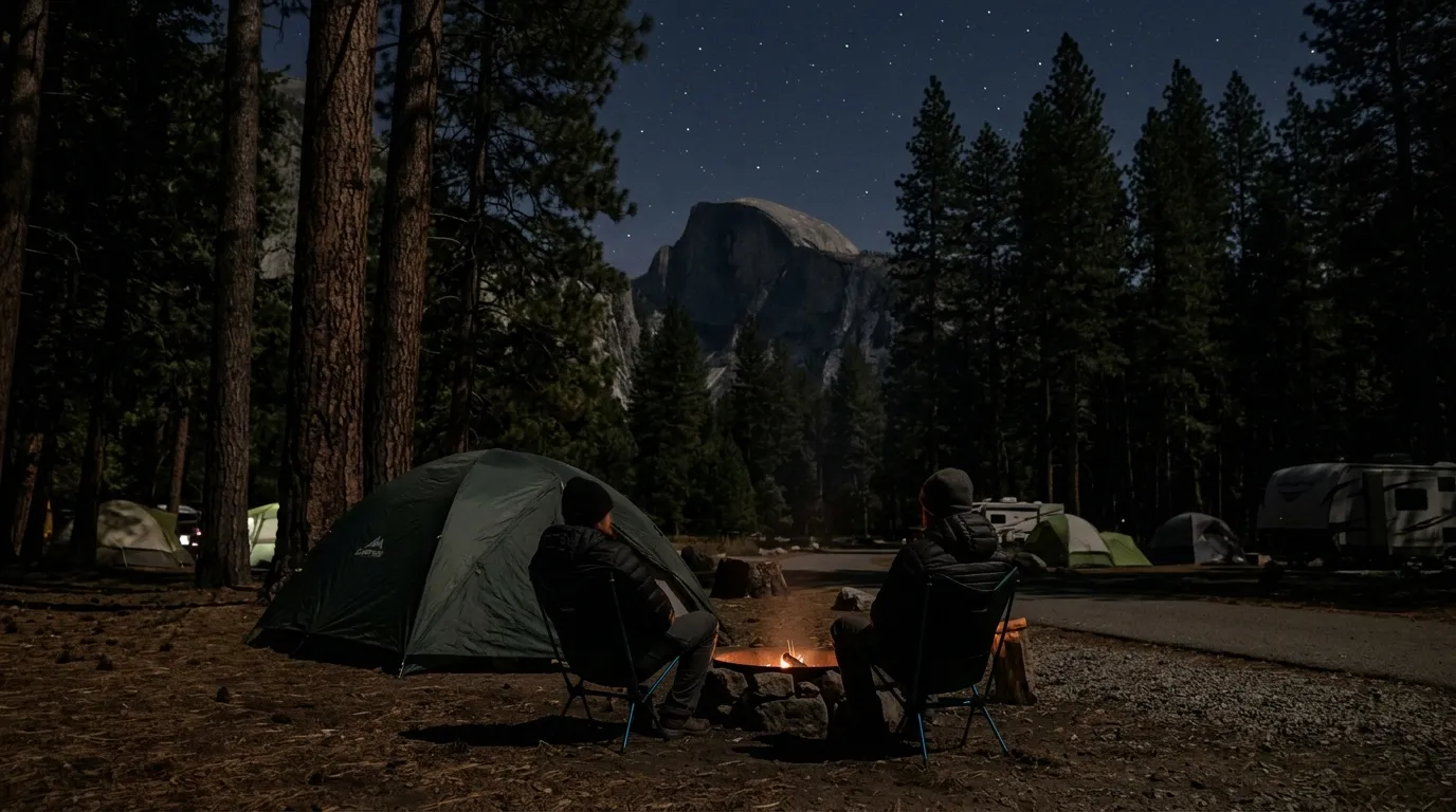 #2 - Quiet Hours in Yosemite and Grand Teton Campgrounds (Image Credits: Gemini)
