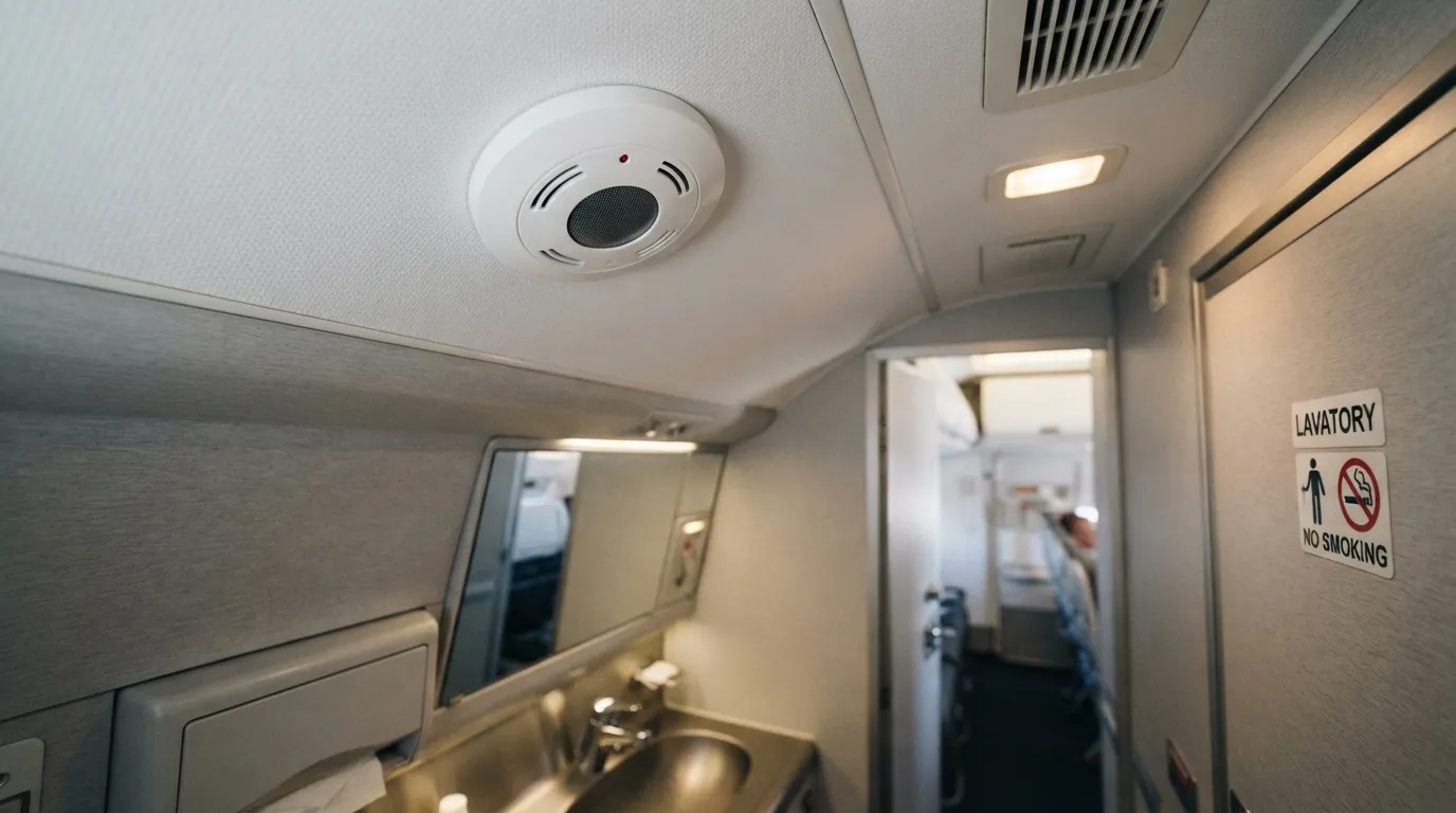 #13 - Lavatory Smoke Detectors (Image Credits: Gemini)