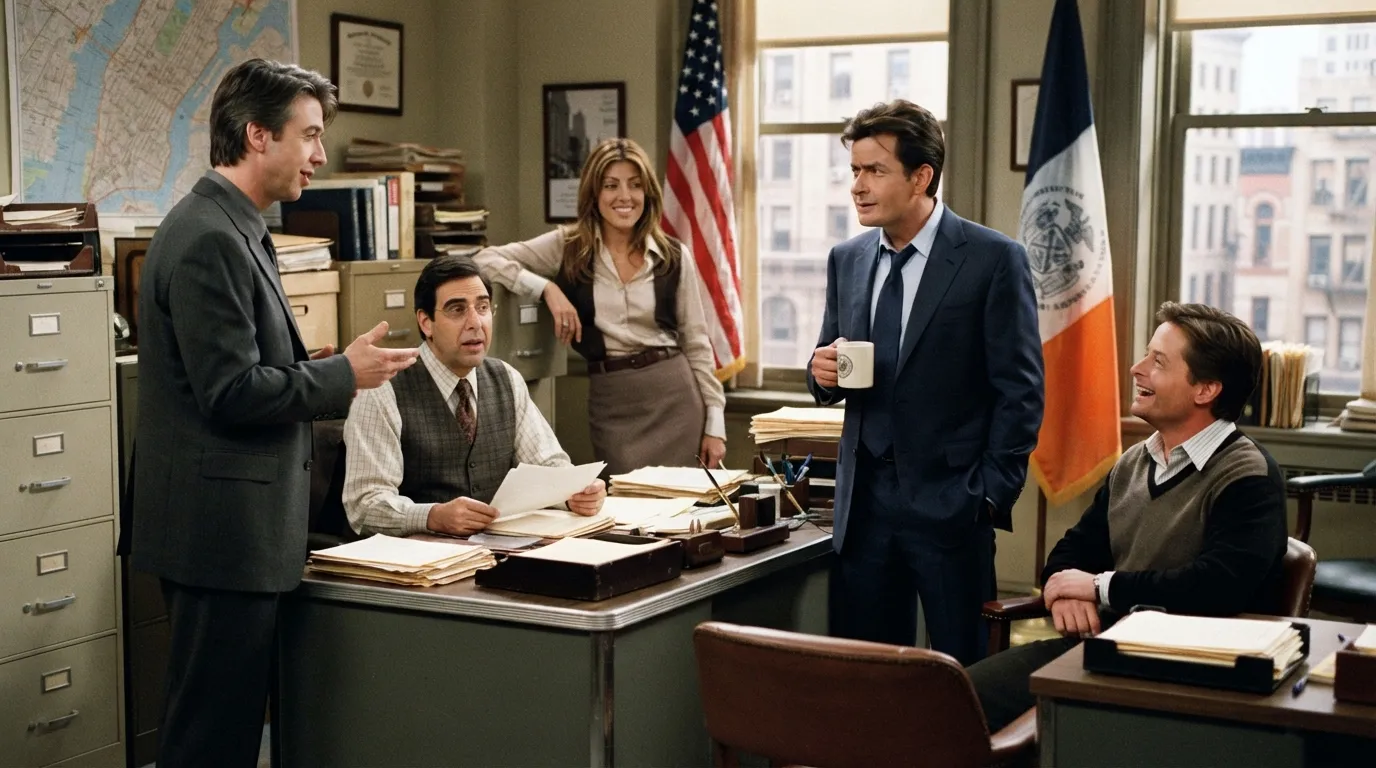 #17 - Michael J. Fox Left Spin City and Charlie Sheen Stepped In as Lead (Image Credits: Gemini)