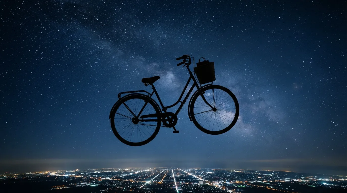#3 - The Bike Flight in E.T. (Image Credits: Gemini)
