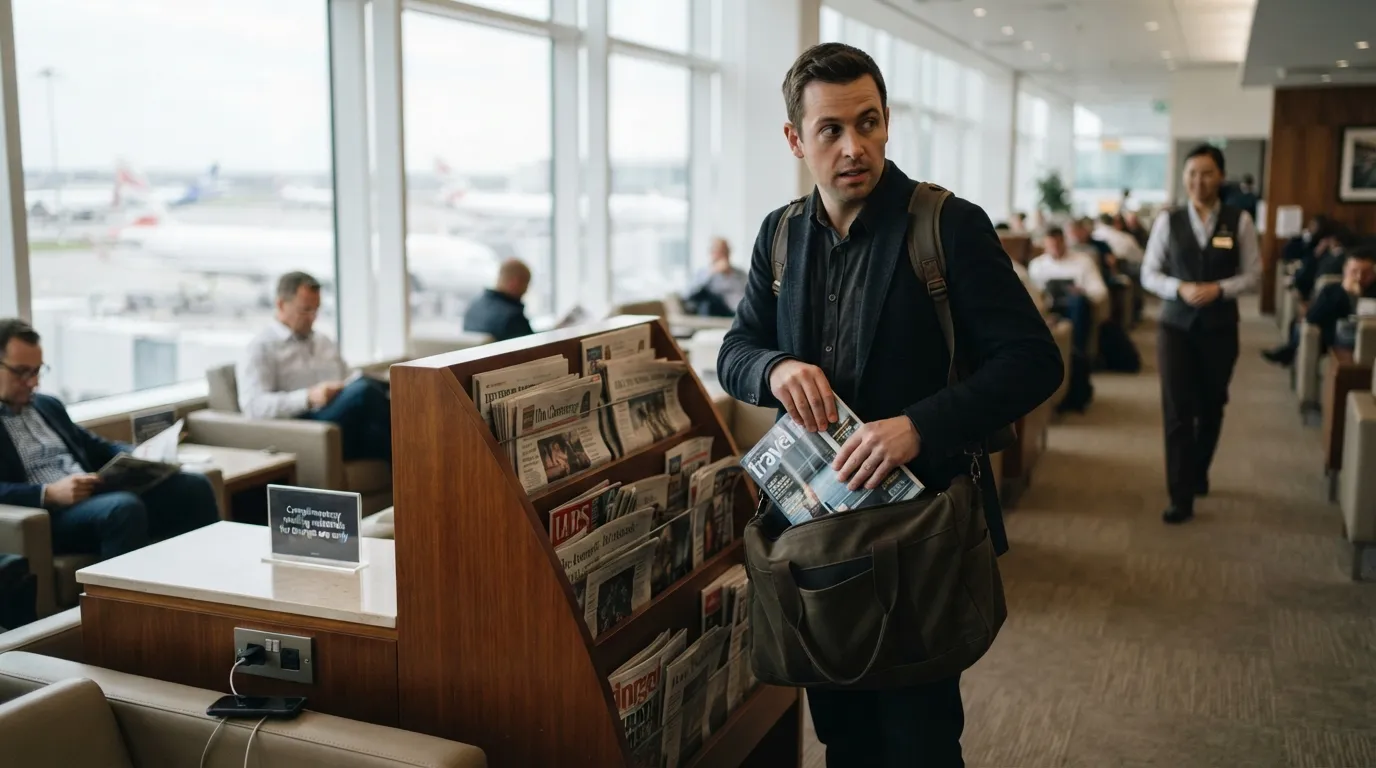#13: Pocketing Magazines, Chargers, and Other "Freebies" (Image Credits: Gemini)