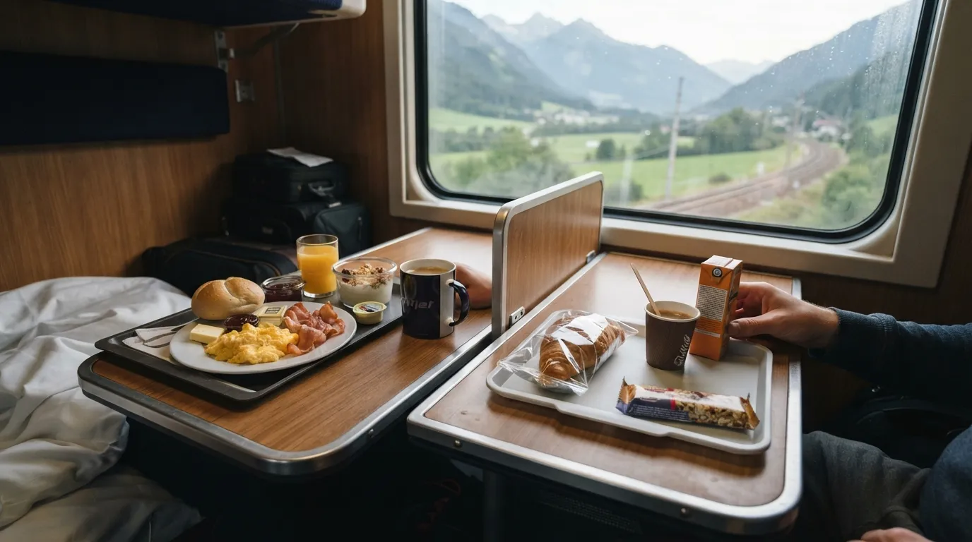 #17 - Breakfast Means Very Different Things Depending on Operator and Ticket (Image Credits: Gemini)
