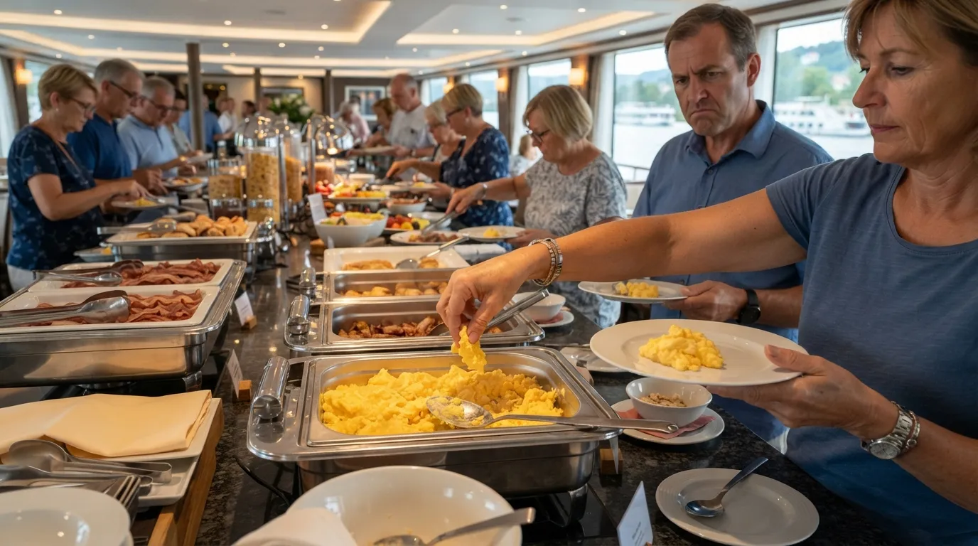 #7 - Using Hands at Buffets Spreads Germs Quickly (Image Credits: Gemini)