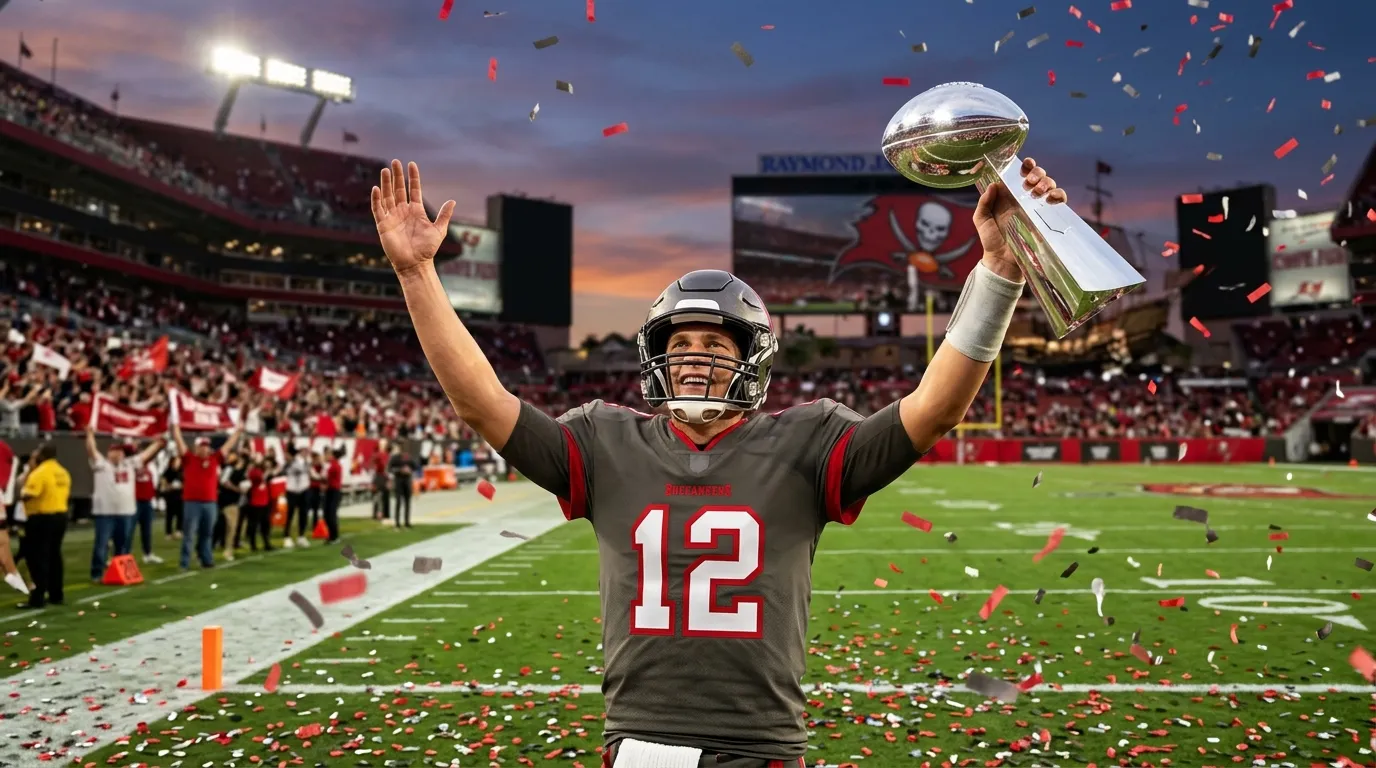 #1 - Tom Brady Left New England and Won a Super Bowl in Tampa Bay (Image Credits: Gemini)