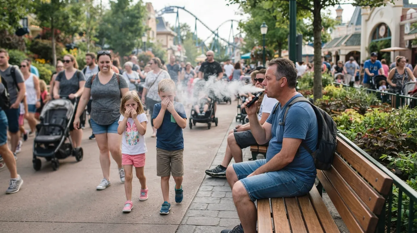 #18 - Smoking or Vaping Outside Designated Areas (Image Credits: Gemini)