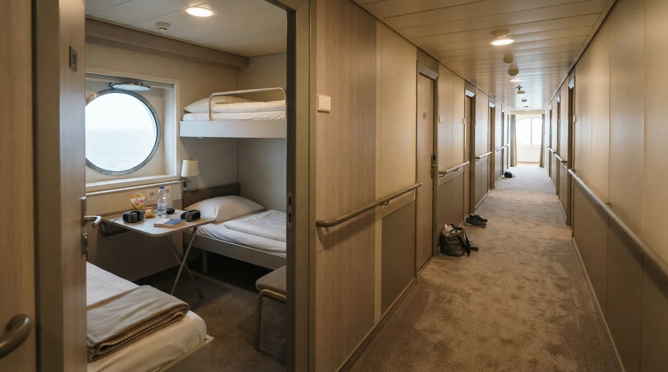 #10 - Seasickness Is Often Gentler Mid-Ship on Lower Decks (Image Credits: Gemini)