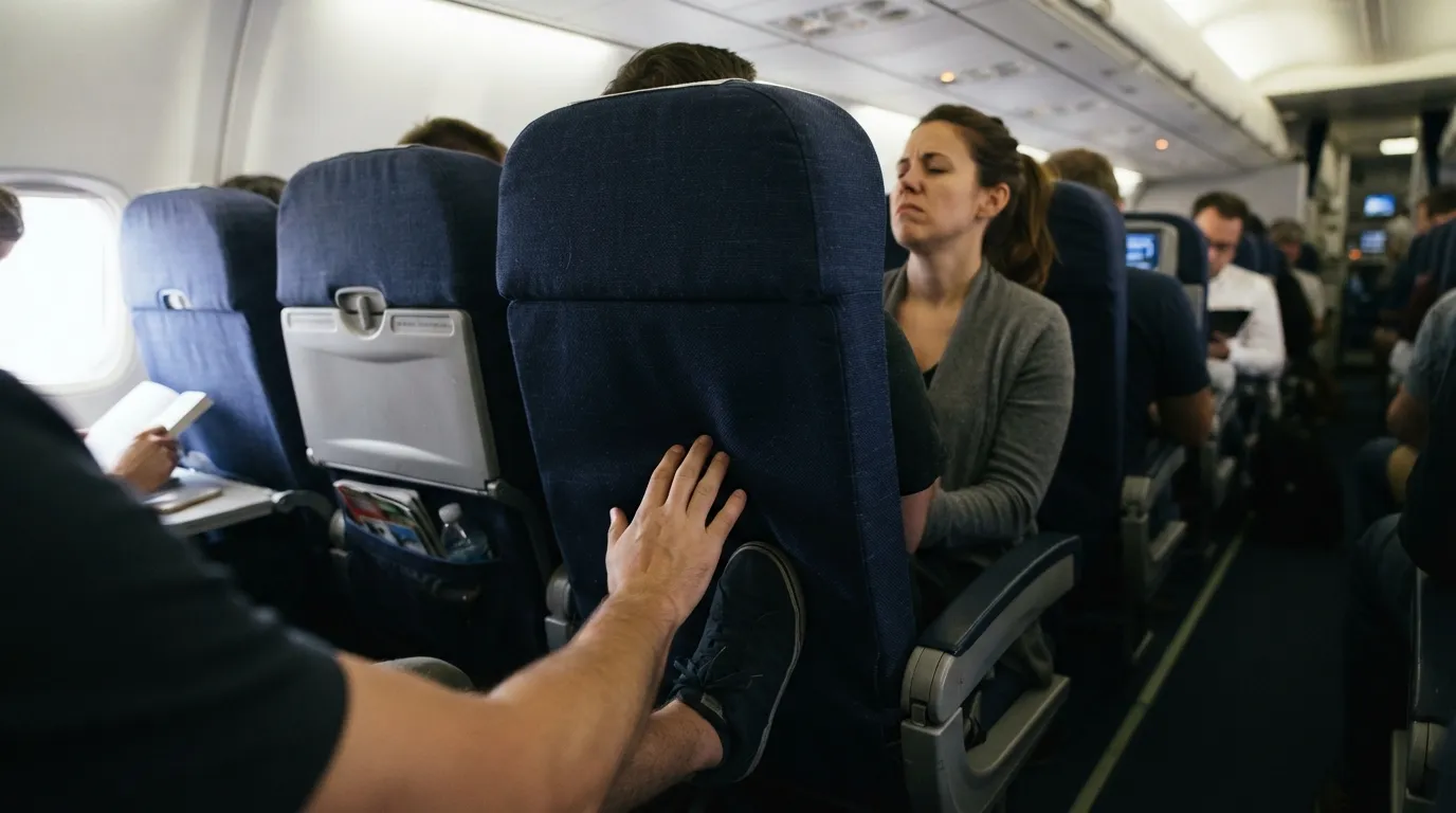 #14 - Repeatedly Kicking the Seat in Front (Image Credits: Gemini)