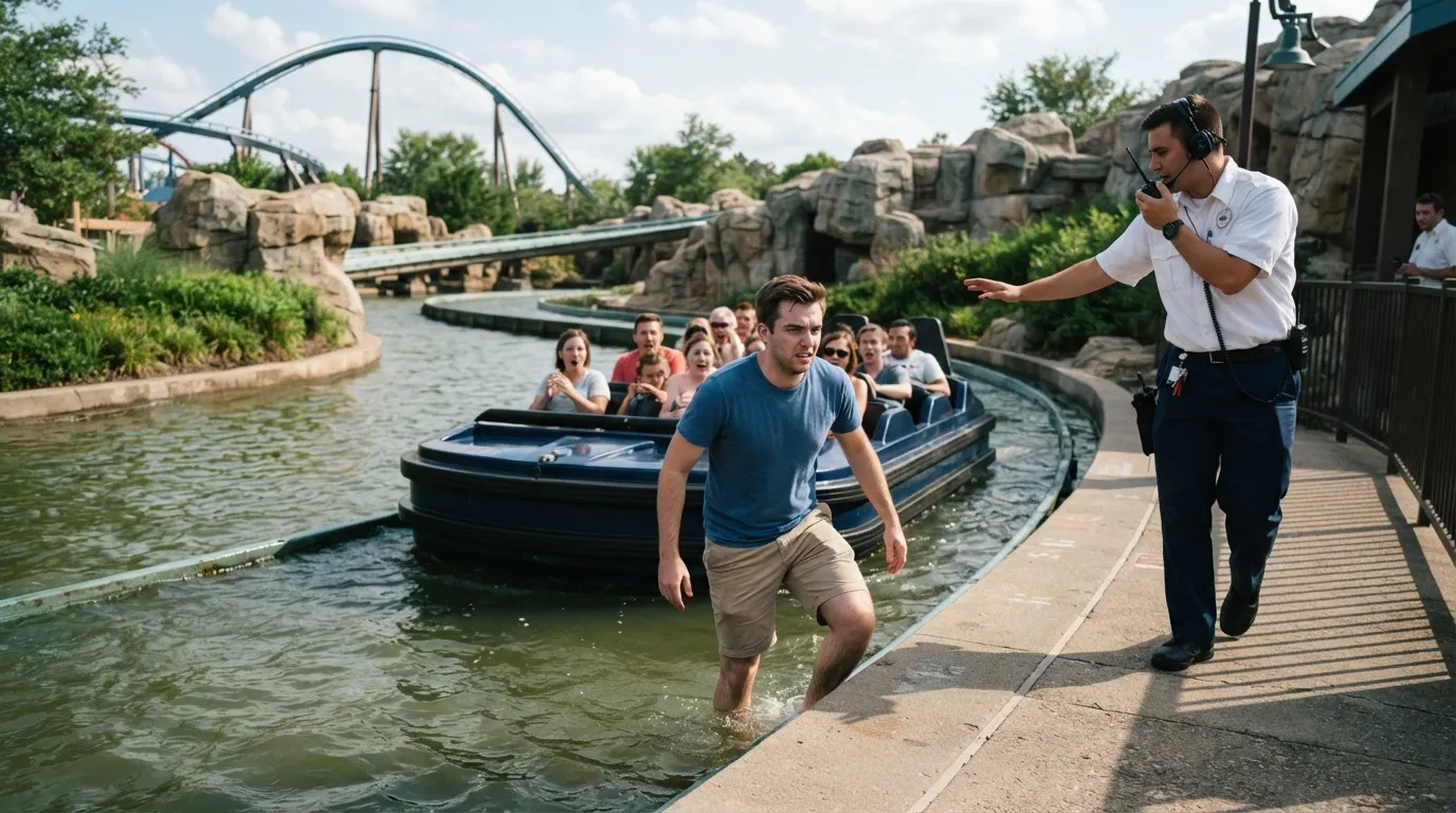 #4 - Jumping Into Ride Water or Leaving a Vehicle Midway (Image Credits: Gemini)