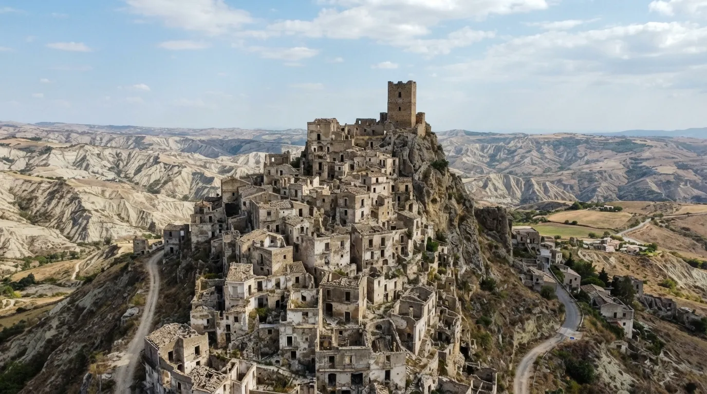 #18 - Craco, Italy (Image Credits: Gemini)