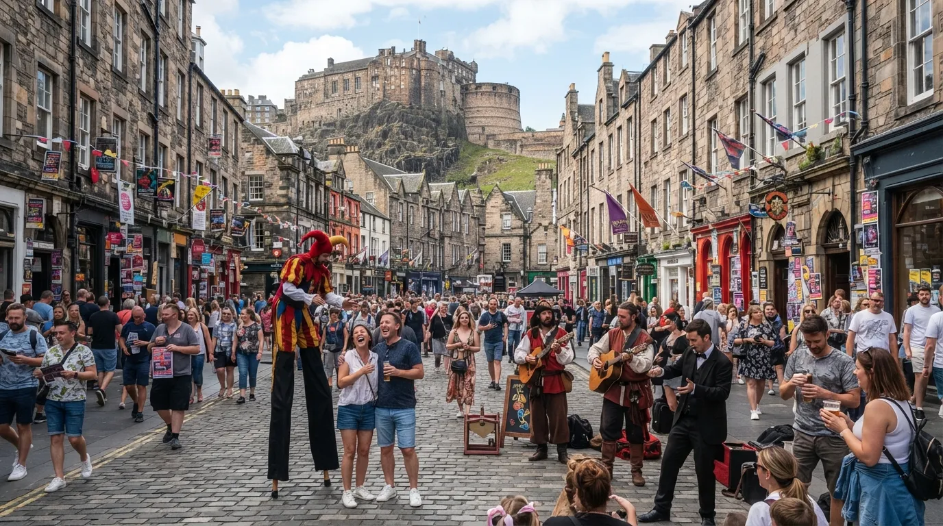 #17 - Edinburgh Festival Fringe in Scotland (Image Credits: Gemini)