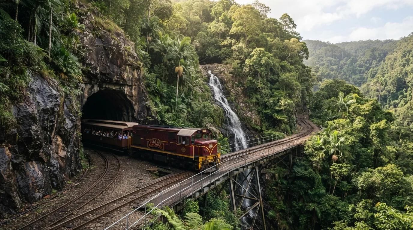 #15 - Kuranda Scenic Railway: Rainforest Tunnels That Still Surprise (Image Credits: Gemini)