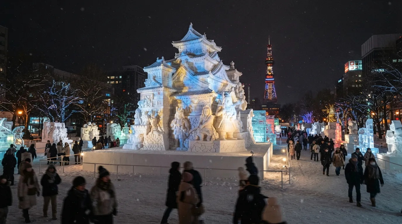 #15 - Sapporo Snow Festival in Hokkaido, Japan (Image Credits: Gemini)