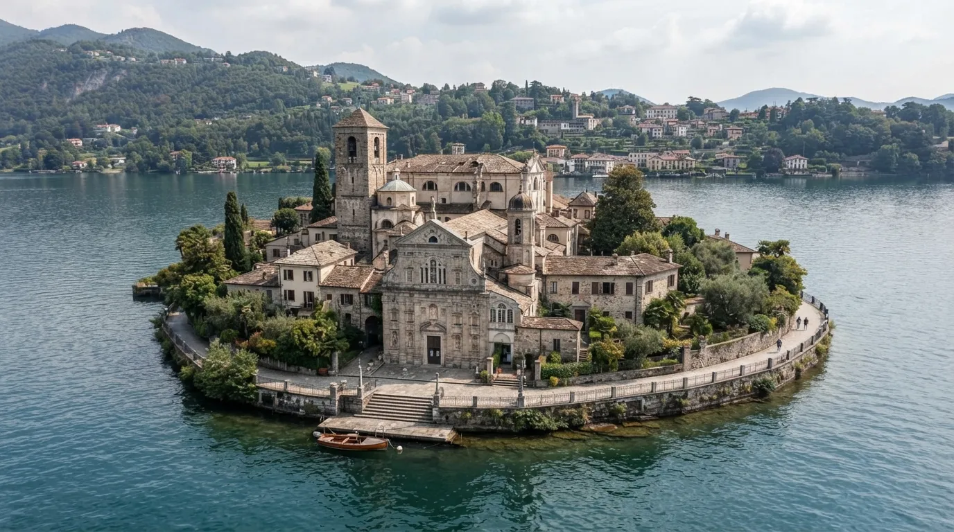 #7 - Isola San Giulio, Italy (Image Credits: Gemini)