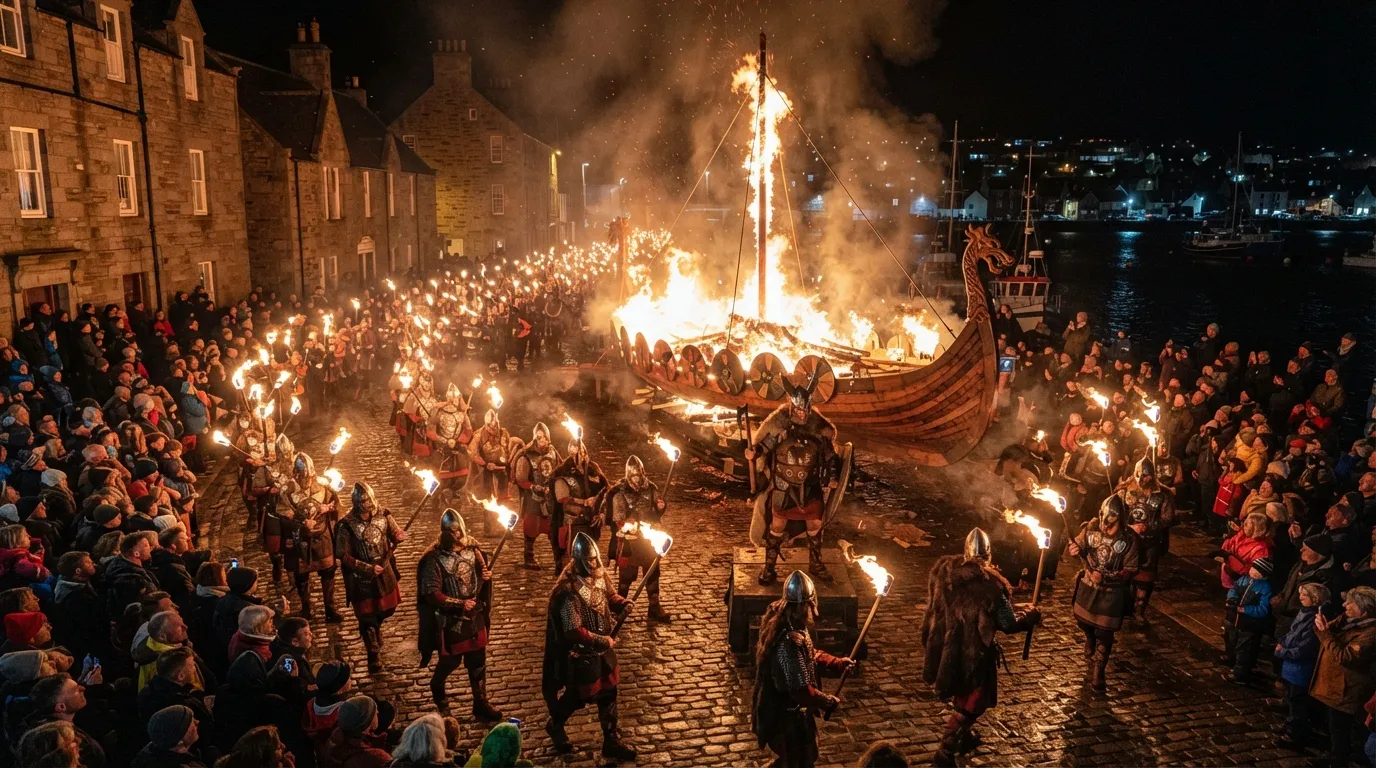 #14 - Up Helly Aa in Lerwick, Shetland (Image Credits: Gemini)