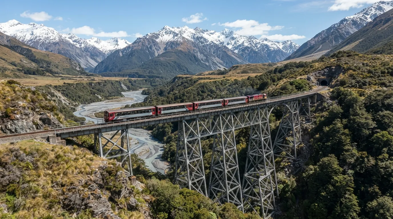 #13 - TranzAlpine: New Zealand's Southern Alps Crossing (Image Credits: Gemini)