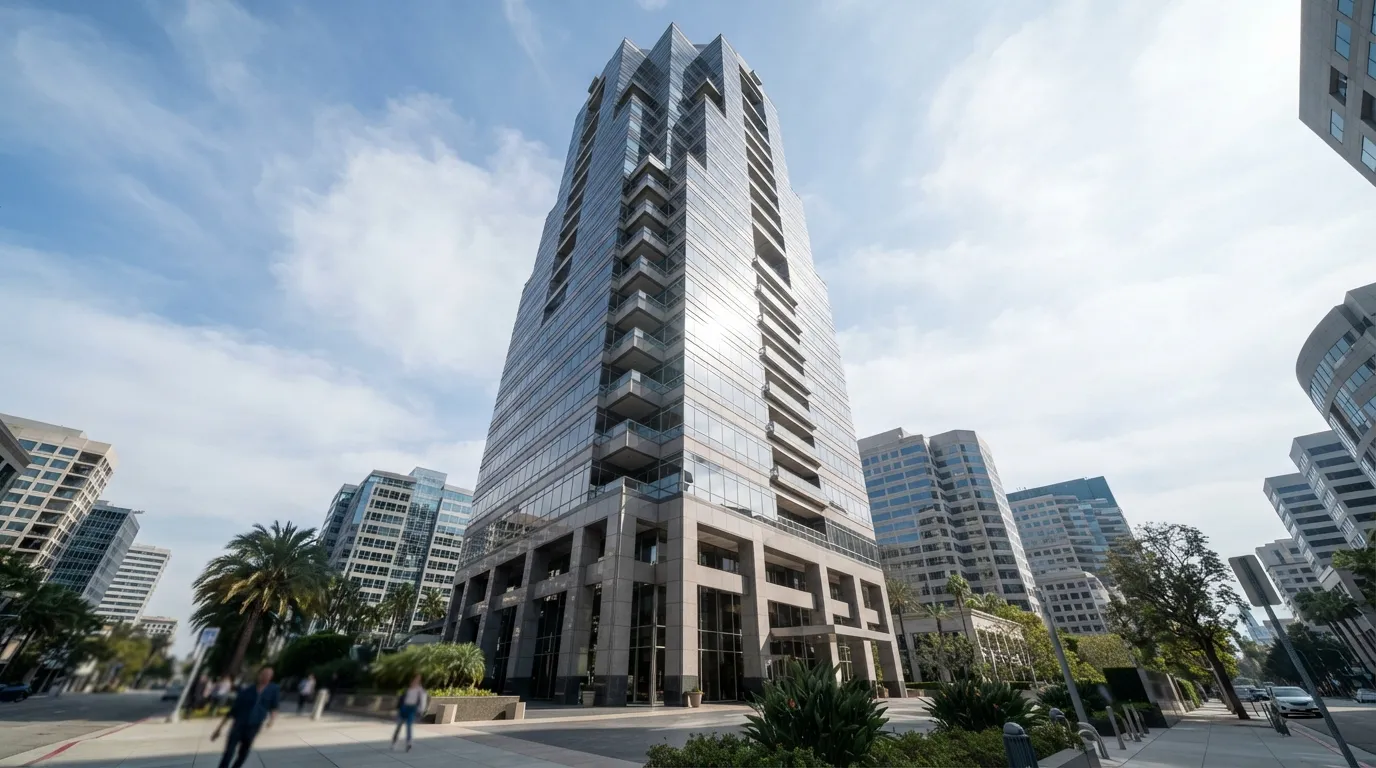 #13 - Fox Plaza in Century City, Los Angeles (Image Credits: Gemini)