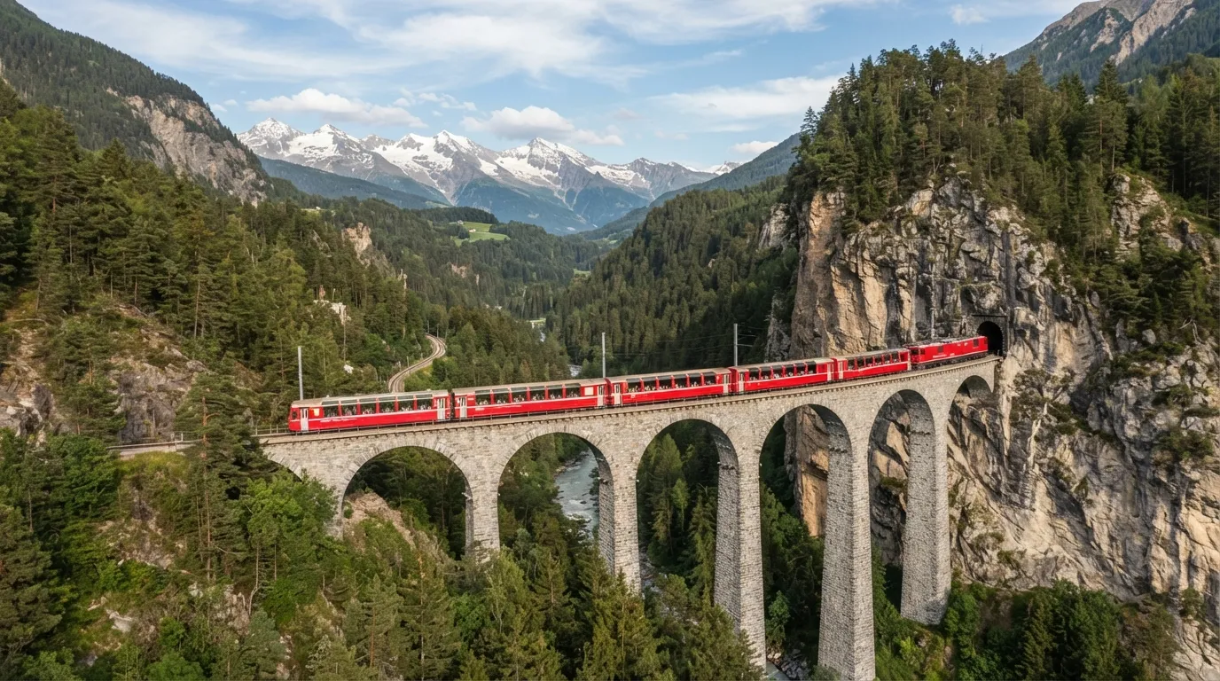 #6 - Bernina Express: Swiss Glaciers to Italian Palms (Image Credits: Gemini)