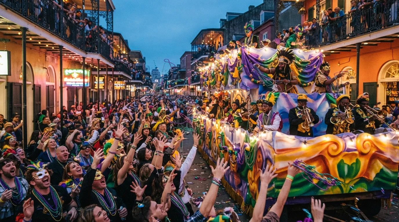 #7 - Mardi Gras in New Orleans, Louisiana (Image Credits: Gemini)
