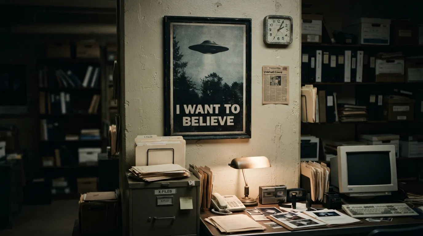 #13 - The X-Files: The Poster That Said “I Want to Believe” (Image Credits: Gemini)