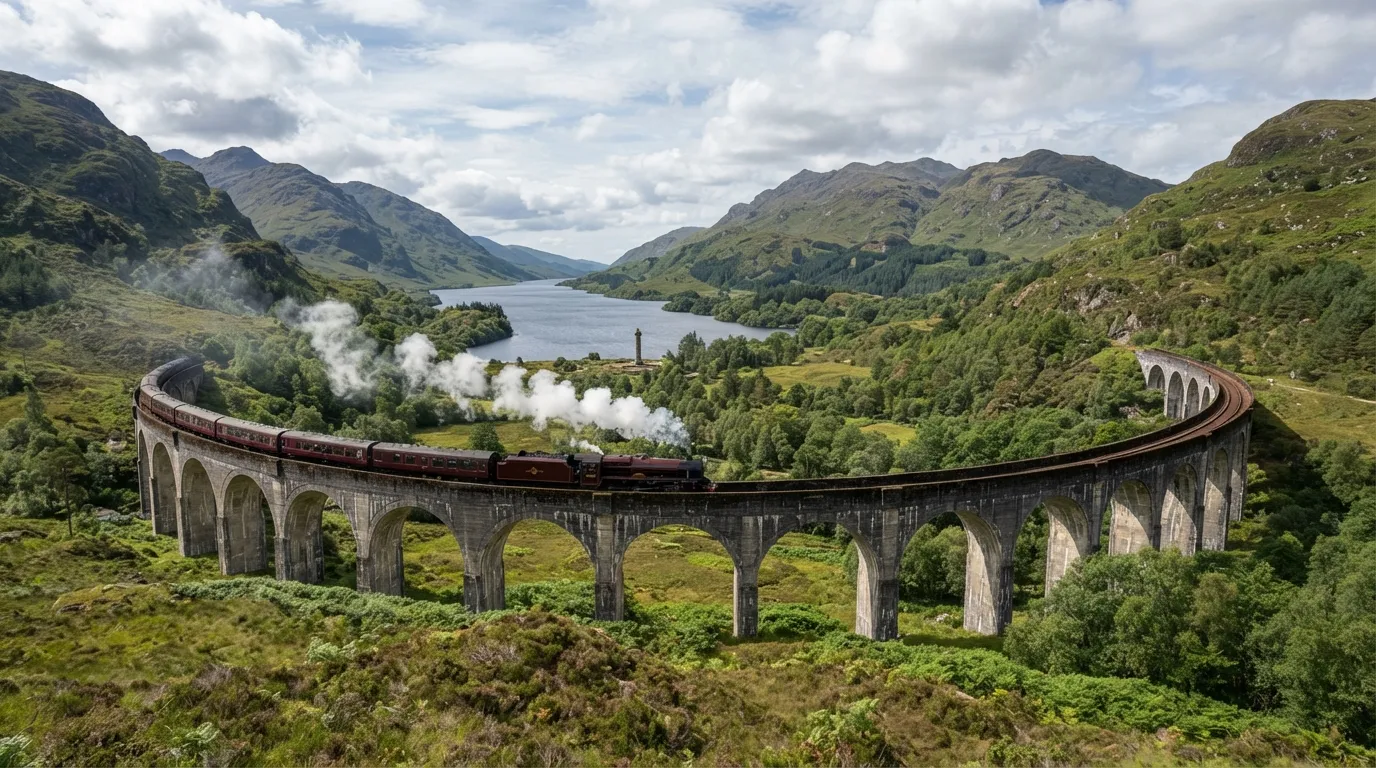 #5 - The Jacobite: Scotland's Real-Life Hogwarts Express (Image Credits: Gemini)