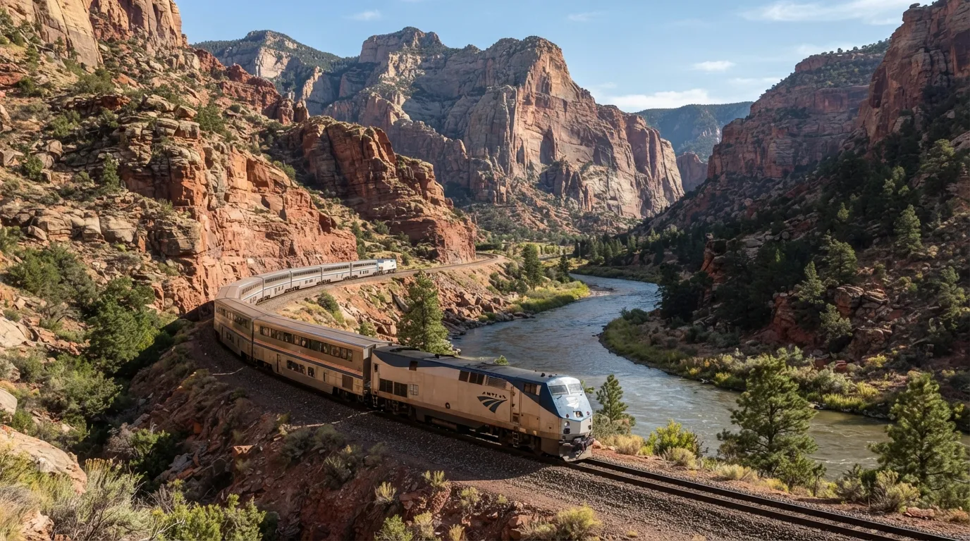 #4 - California Zephyr: America's Great Western Crossing (Image Credits: Gemini)