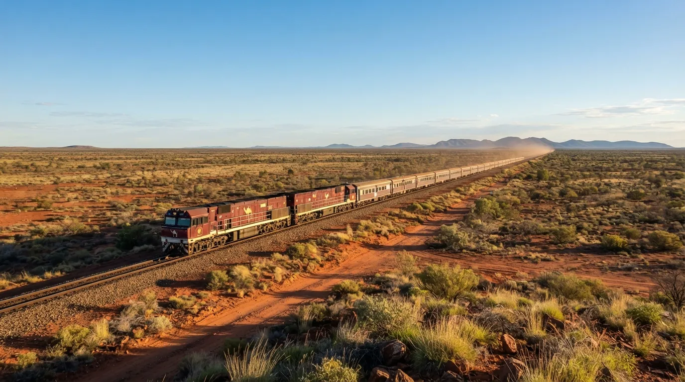 #3 - The Ghan: Across Australia From South to North (Image Credits: Gemini)