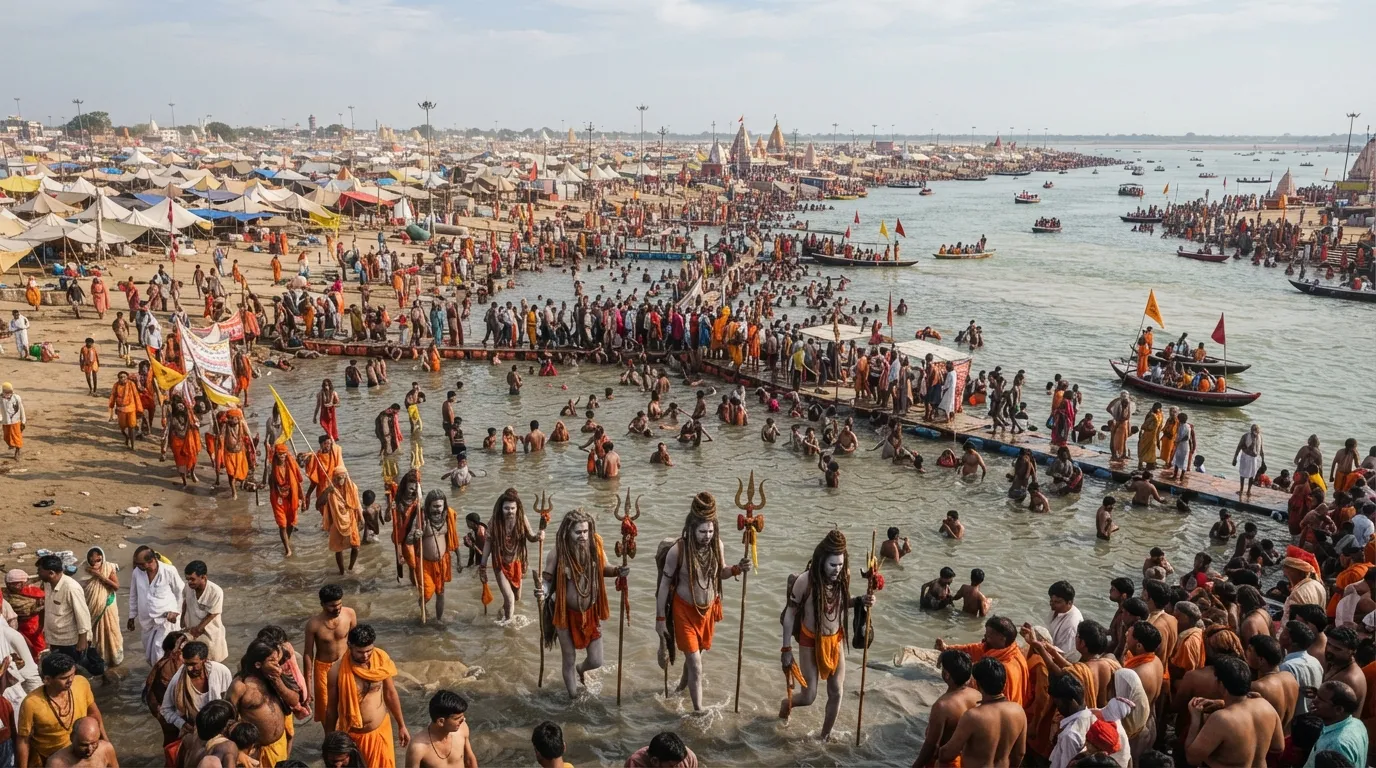 #2 - Kumbh Mela in India (Image Credits: Gemini)