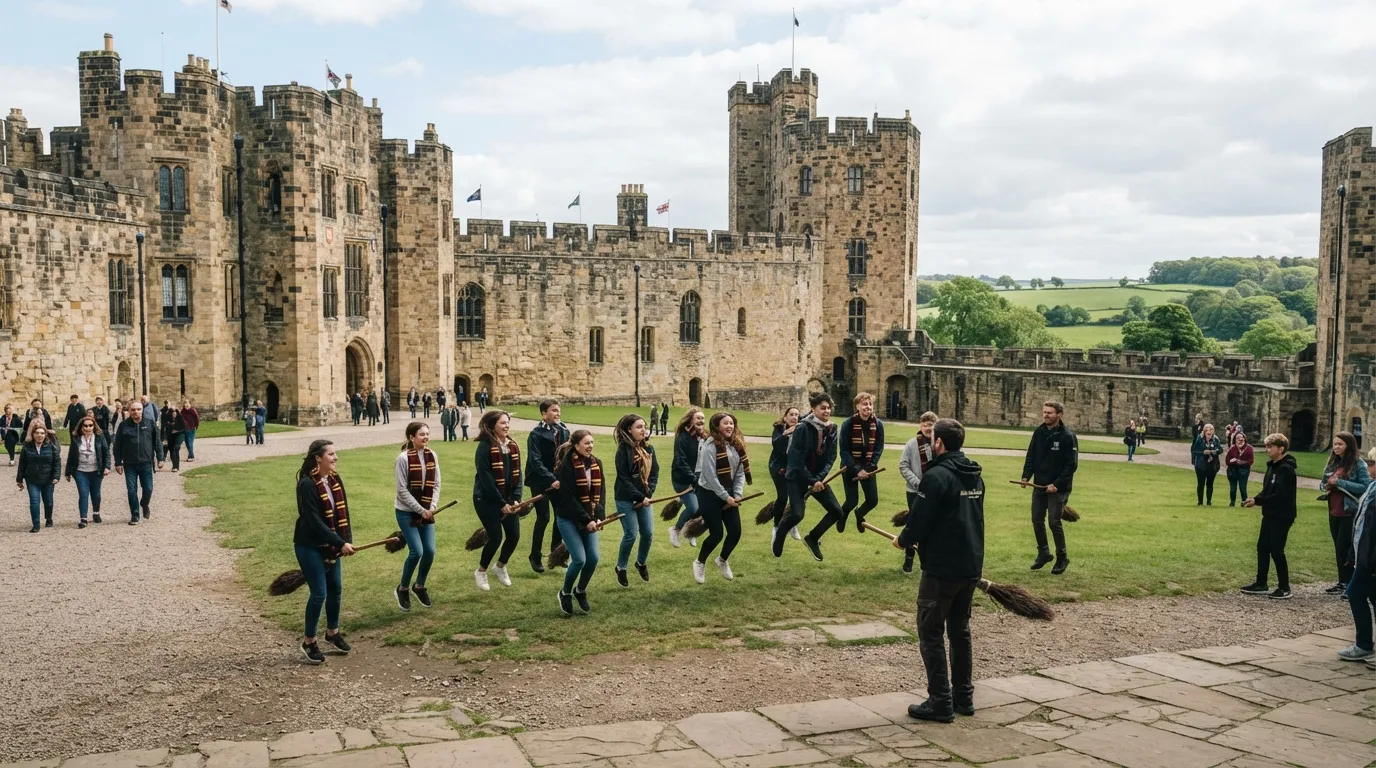 #2 - Alnwick Castle in Northumberland, England (Image Credits: Gemini)