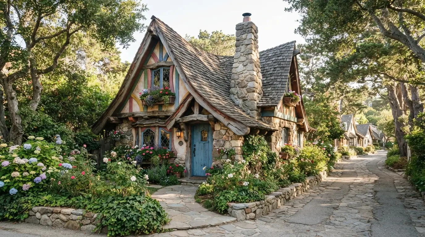 #15 - Carmel-by-the-Sea, California, the Village of Storybook Cottages (Image Credits: Gemini)