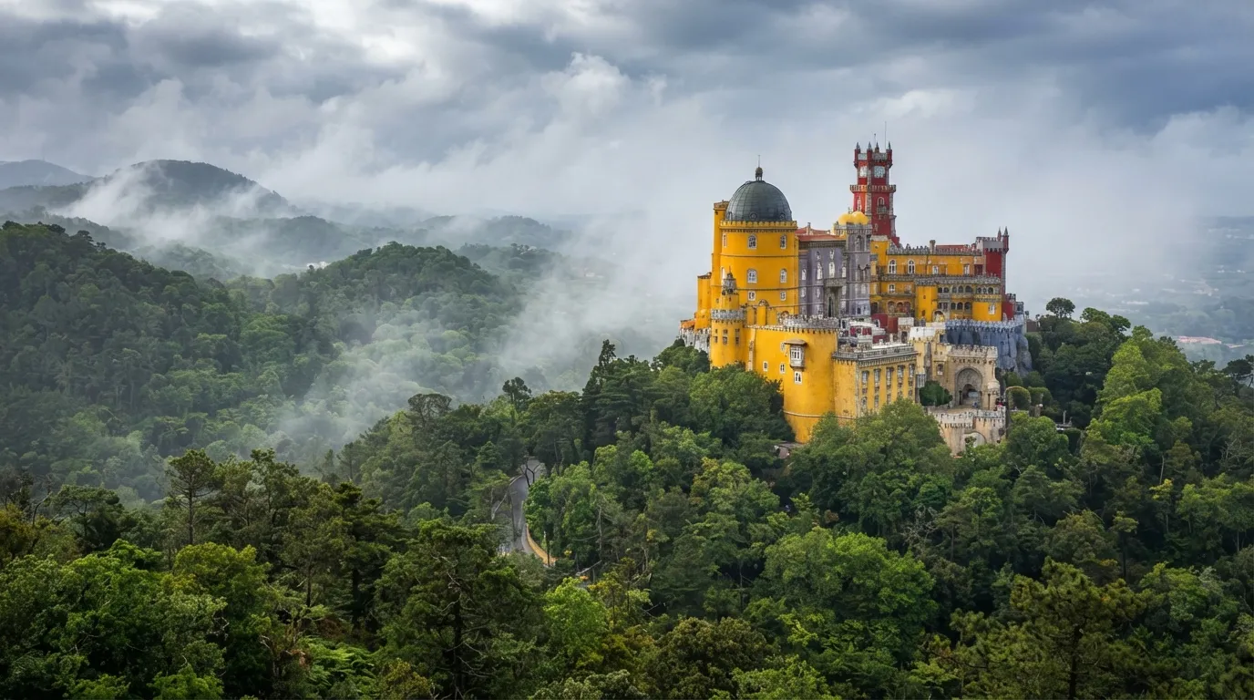 #12 - Sintra, Portugal, the Hill Town With a Palace Painted Like a Dream (Image Credits: Gemini)