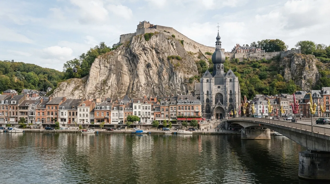 #6 - Dinant, Belgium, the Cliffside Town Where the Saxophone Was Born (Image Credits: Gemini)
