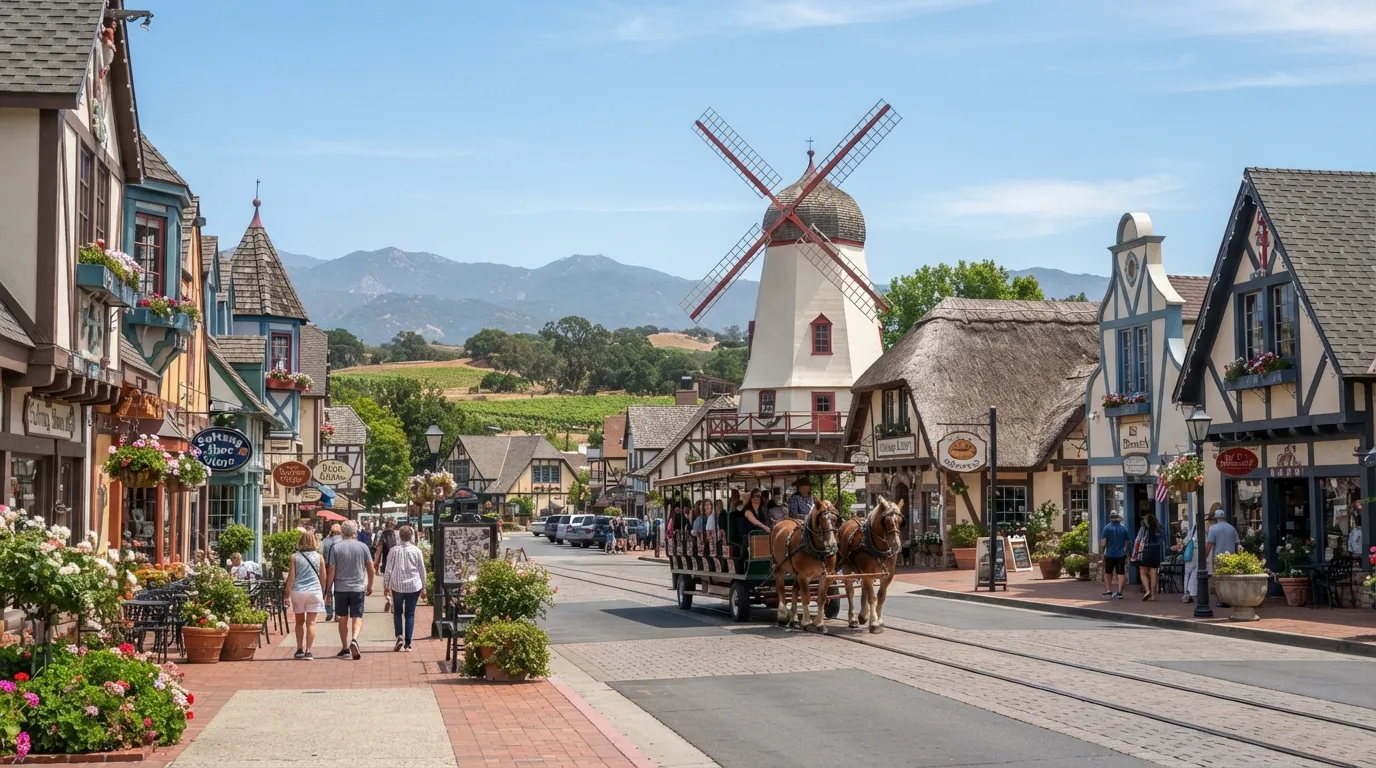 #2 - Solvang, California, the Danish Village in Wine Country (Image Credits: Gemini)